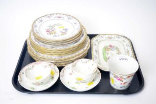 A Spode ‘Chelsea’ pattern dinner service; and a selection of tea ware