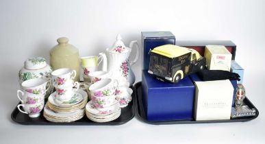 A collection of tea ware, ceramics and collectibles