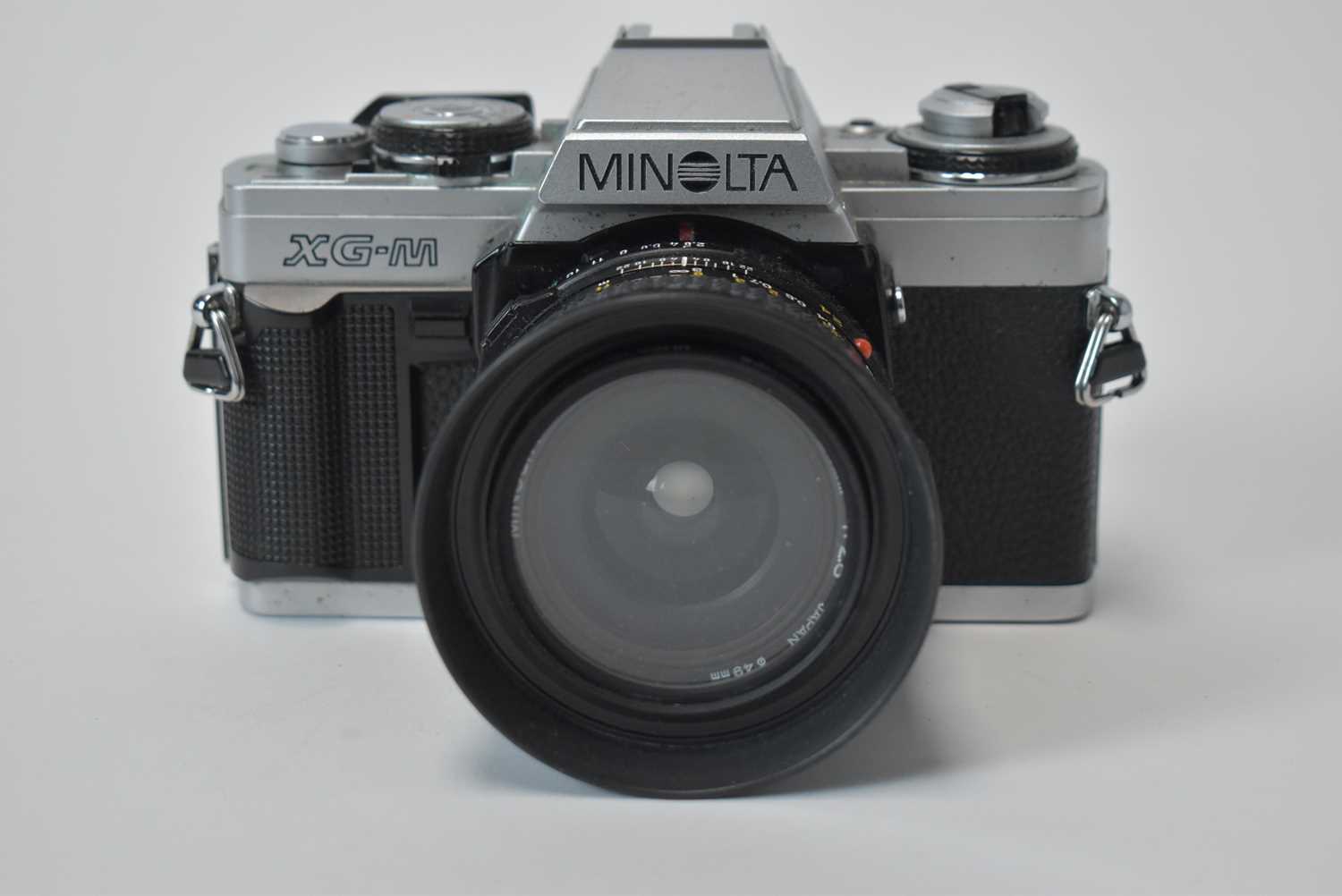 A Minalta XG-M camera and two lenses - Image 4 of 6