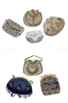 Seven early 20th Century bags and clutches