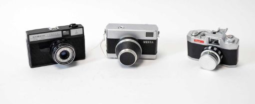 A Werra compact camera and two others