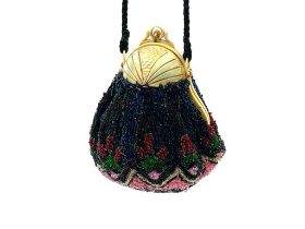 An early 20th Century beadwork reticule of Secessionist influence