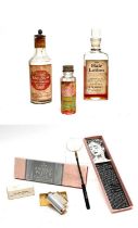 Early 20th Century hair lotions and tonics; and cosmetics