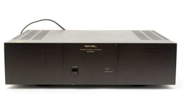 A Rotel stereo power amplifier
