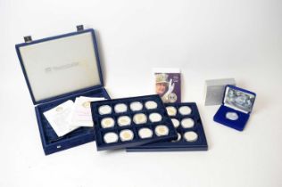 A selection of Westminster silver proof coins