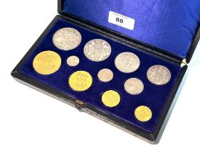 A Queen Victoria 1887 Jubilee eleven-coin specimen set