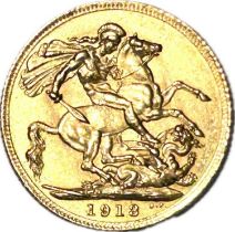 1913 gold sovereign