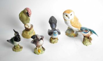 A collection of Beswick ceramic bird figures