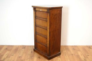 A Victorian mahogany Wellington chest