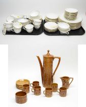 A Royal Worcester ‘Contessa’ pattern dinner and tea service / A Portmeirion ‘Totem’ coffee service