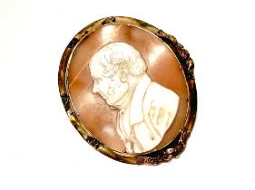 A cameo brooch