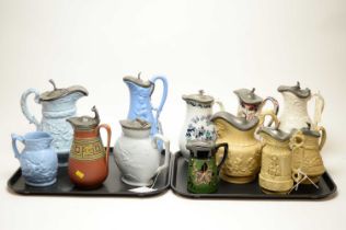 A collection of 19th Century and later jugs