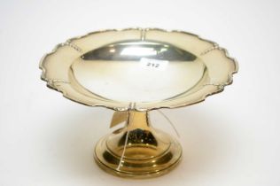 A silver tazza centrepiece, by Lester & Leafe