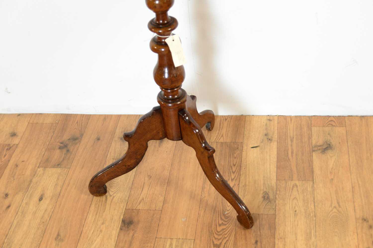 A retro teak trolley together with a tripod side table - Image 4 of 10
