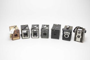 Two Kodak cameras, a Coronet camera and a Conway camera