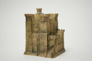A Bavarian stoneware model of ‘The Castle: Newcastle on Tyne’