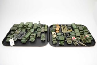 A collection of diecast military interest vehicles, by Dinky and Corgi, unboxed