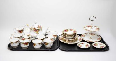 A Royal Albert ‘Old Country Roses’ pattern tea service