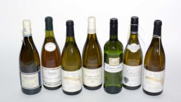 A selection of bottles of French white wine
