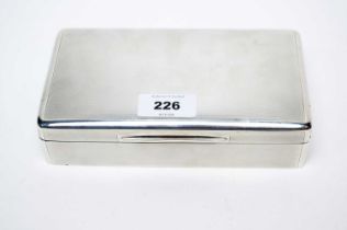 An Art Deco silver box