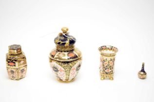 A collection of Royal Crown Derby Imari ceramics