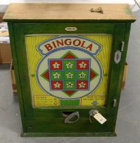 A vintage Bingola game machine