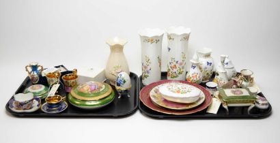 A collection of Continental and other decorative ceramic wares
