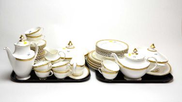 A Royal Doulton ‘Royal Gold’ pattern dinner and tea service