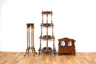 A collection of Victorian style furniture