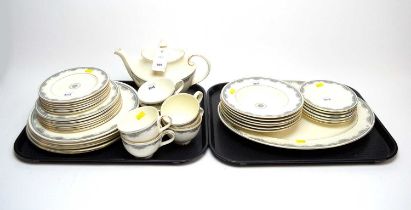 A Royal Doulton ‘Albany’ pattern tea and dinner service