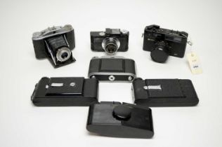 A collection of cameras