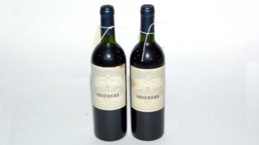 Two bottles of Spanish red wine