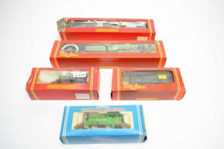 A selection of Hornby model railways 00-gauge locomotives