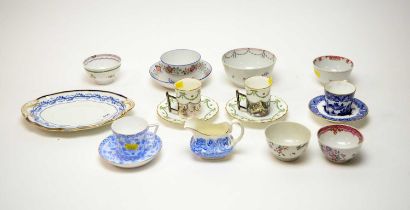 A selection of 19th Century and later tea ware