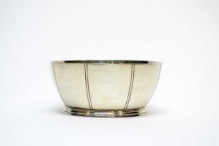 A 1930s silver bowl, by Mappin & Webb