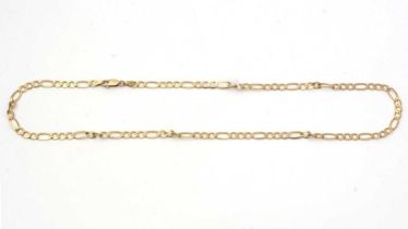 A 9ct yellow gold chain necklace