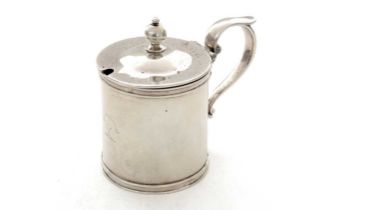 William IV Scottish silver mustard pot