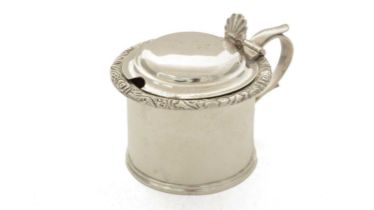 A George III/IV silver Scottish provincial mustard pot
