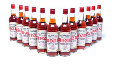 Alnwick De Luxe 92 Vatted Rum: twelve bottles