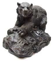 After Pierre-Jules Mêne: a bronze bear