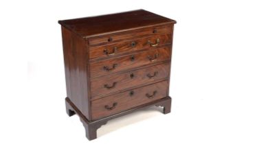 A George III mahogany bachelor's chest