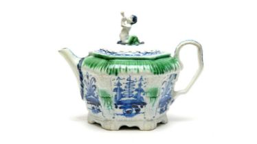 Pearlware teapot