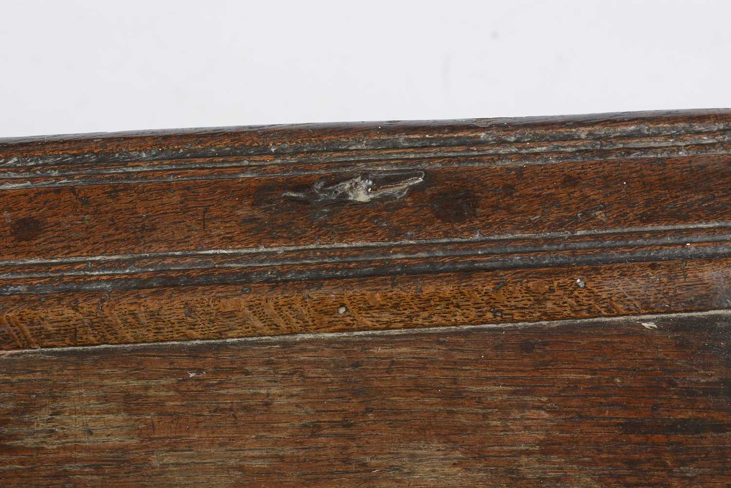 A late 17th Century oak coffer - Image 3 of 8