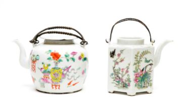 Two Chinese tea kettles