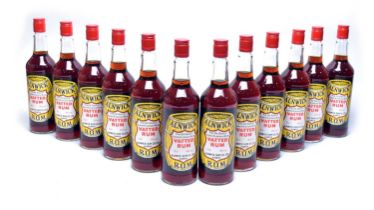 Alnwick Vatted Rum: twelve bottles