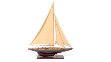 A 20th Century pond yacht model