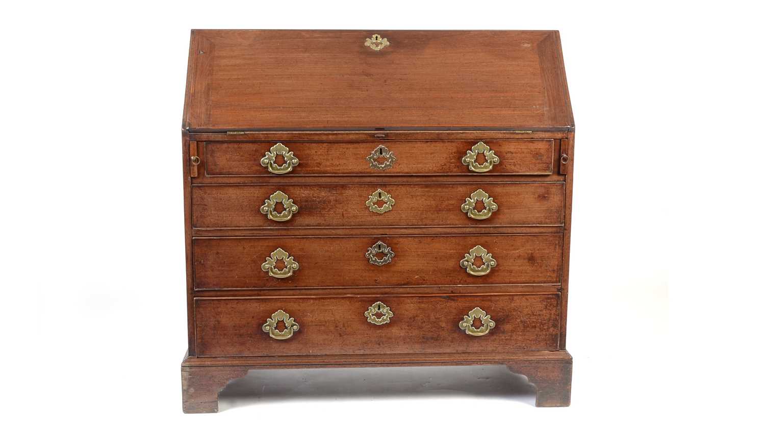 A George III mahogany bureau