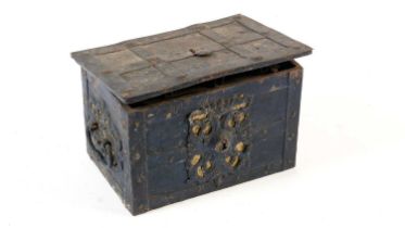 A 17th/18th Century Continental iron Armada chest