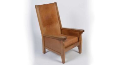 Robert 'Mouseman' Thompson: a mid 20th Century oak smokers chair
