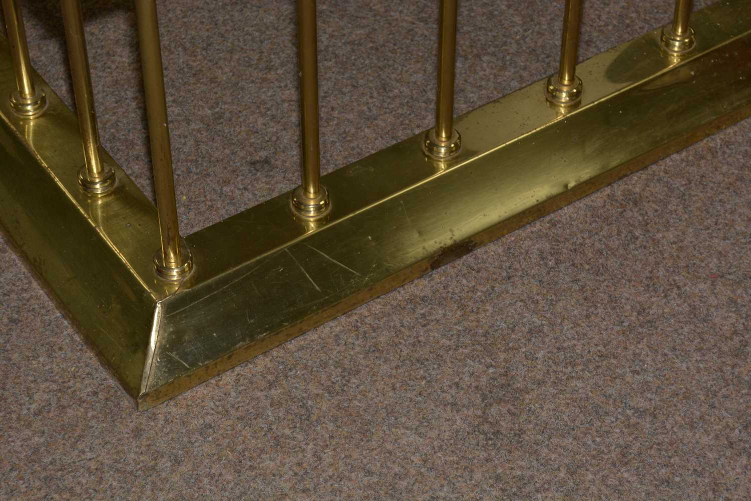 A 20th Century brass club fender - Image 12 of 12